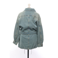 Isabel Marant Etoile Jacke/Mantel aus Baumwolle in Blau