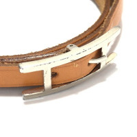 Hermès Bracelet/Wristband Leather in Silvery