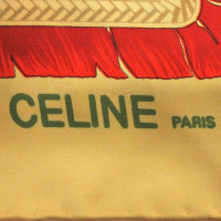 Céline Schal/Tuch aus Seide in Gelb