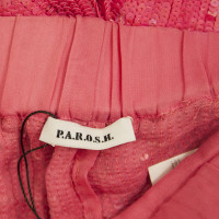 P.A.R.O.S.H. Paio di Pantaloni in Viscosa in Rosa