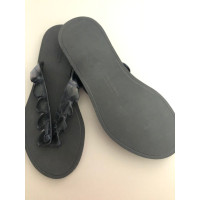 Bottega Veneta Sandalen aus Leder in Schwarz