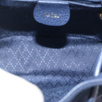 Gucci Bamboo Backpack in Pelle scamosciata in Blu