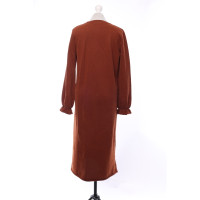 American Vintage Kleid aus Baumwolle in Braun