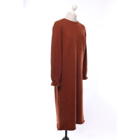 American Vintage Kleid aus Baumwolle in Braun