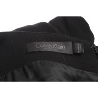 Calvin Klein Collection Kleid aus Wolle in Schwarz