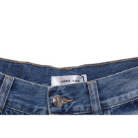 Anine Bing Jeans Cotton in Blue