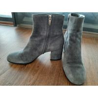 Gianvito Rossi Stivaletti in Pelle scamosciata in Grigio