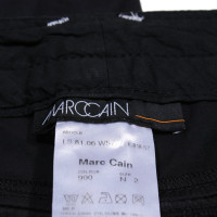 Marc Cain Paire de Pantalon en Coton en Noir
