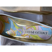 Emilio Pucci Slippers/Ballerinas Leather in Gold