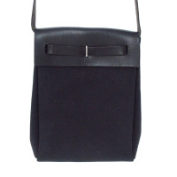 Hermès Shoulder bag Canvas in Black