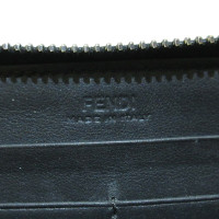 Fendi Sac à main/Portefeuille en Cuir en Noir