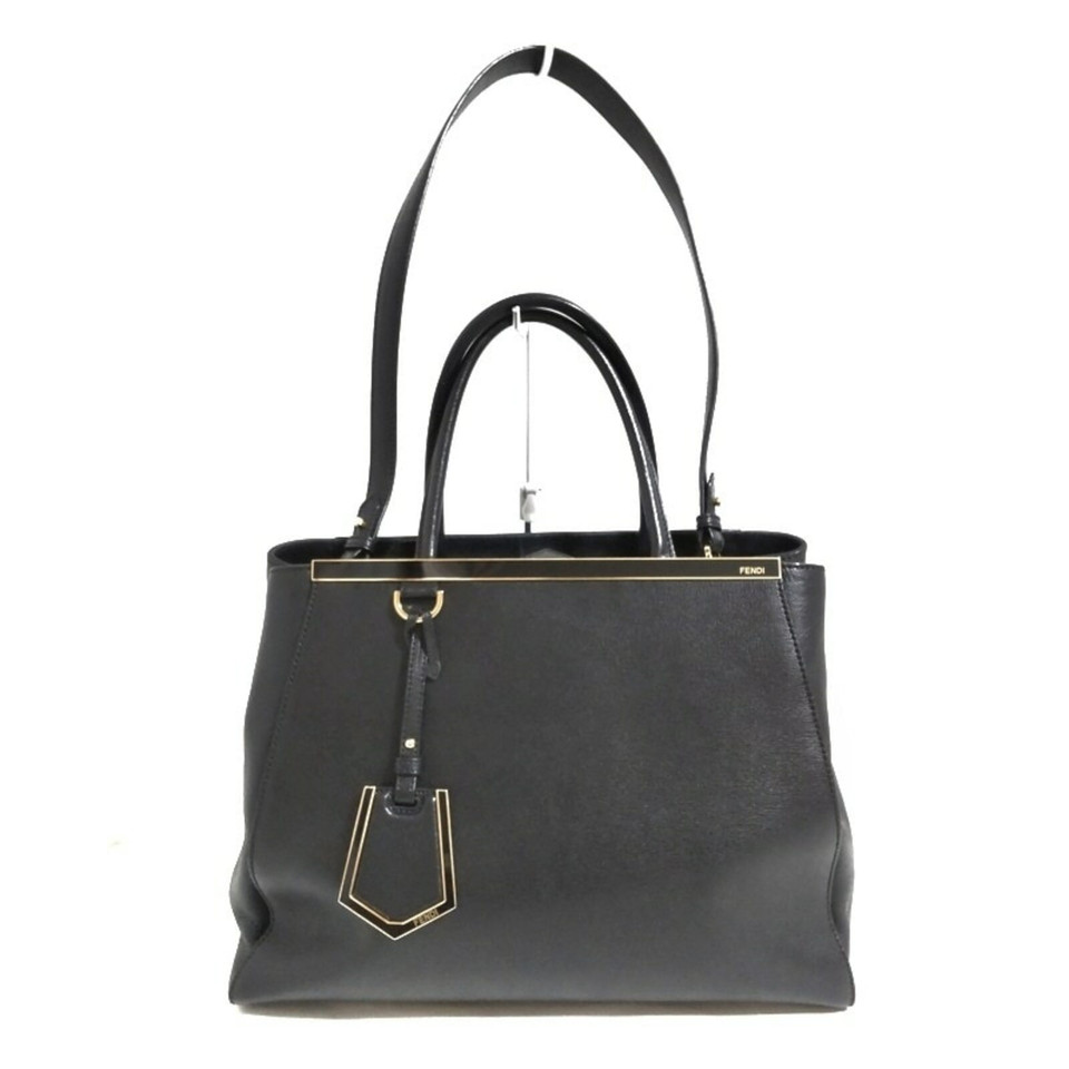 Fendi Sac fourre-tout en Cuir en Noir