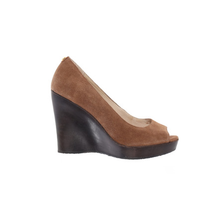 Michael Kors Wedges Leather in Brown