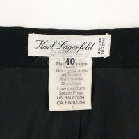 Karl Lagerfeld Jupe en Laine en Noir