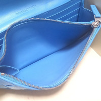 Bottega Veneta Täschchen/Portemonnaie aus Leder in Blau