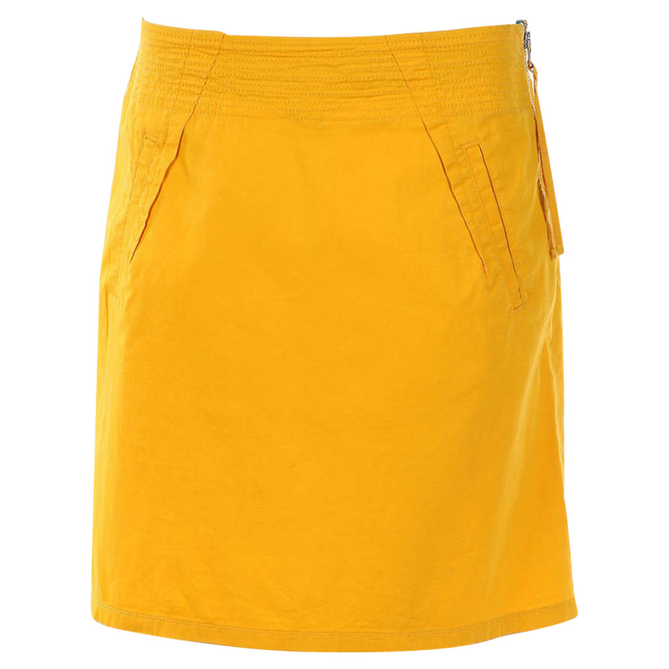 Marc By Marc Jacobs Skirt Cotton in Yellow