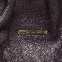 Burberry Tote Bag aus Leder in Violett