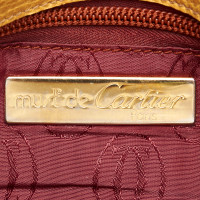 Cartier Schoudertas Leer in Crème