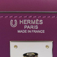 Hermès Kelly Lakis Leather in Violet