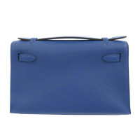 Hermès Kelly Pochette Leather in Blue
