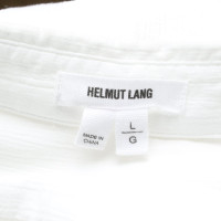 Helmut Lang Oberteil aus Baumwolle in Weiß
