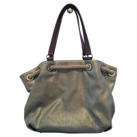 Michael Kors Shopper aus Canvas in Gold