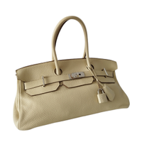 Hermès Birkin JPG Shoulder Bag en Cuir en Beige
