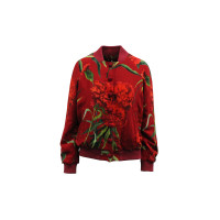 Dolce & Gabbana Jacke/Mantel aus Viskose in Rot