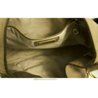 Car Shoe Shoulder bag Leather in Taupe