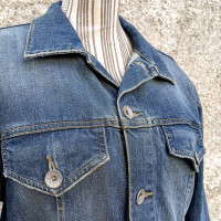 Armani Jeans Giacca/Cappotto in Denim in Blu