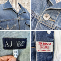 Armani Jeans Jacke/Mantel aus Jeansstoff in Blau