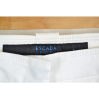 Escada Trousers Cotton in White