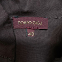 Romeo Gigli Oberteil aus Baumwolle in Braun