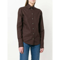 Romeo Gigli Top en Coton en Marron