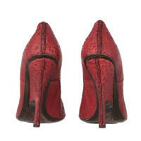 Gianfranco Ferré Pumps/Peeptoes Leather in Red