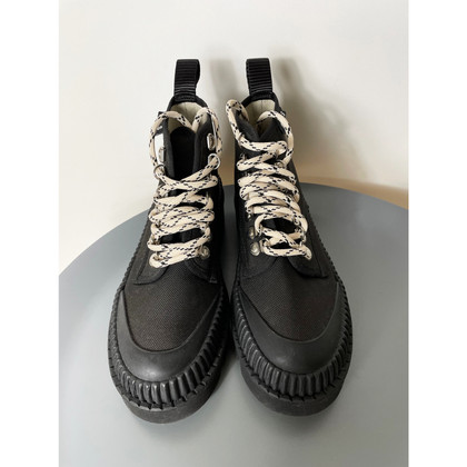 Proenza Schouler Chaussures à lacets en Toile en Noir