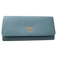 Prada Sac à main/Portefeuille en Cuir en Bleu