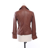 Max & Co Jacket/Coat Leather in Brown