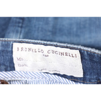 Brunello Cucinelli Jeans aus Baumwolle in Blau