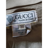 Gucci Skirt Cotton in Beige
