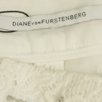 Diane Von Furstenberg Short Katoen in Wit