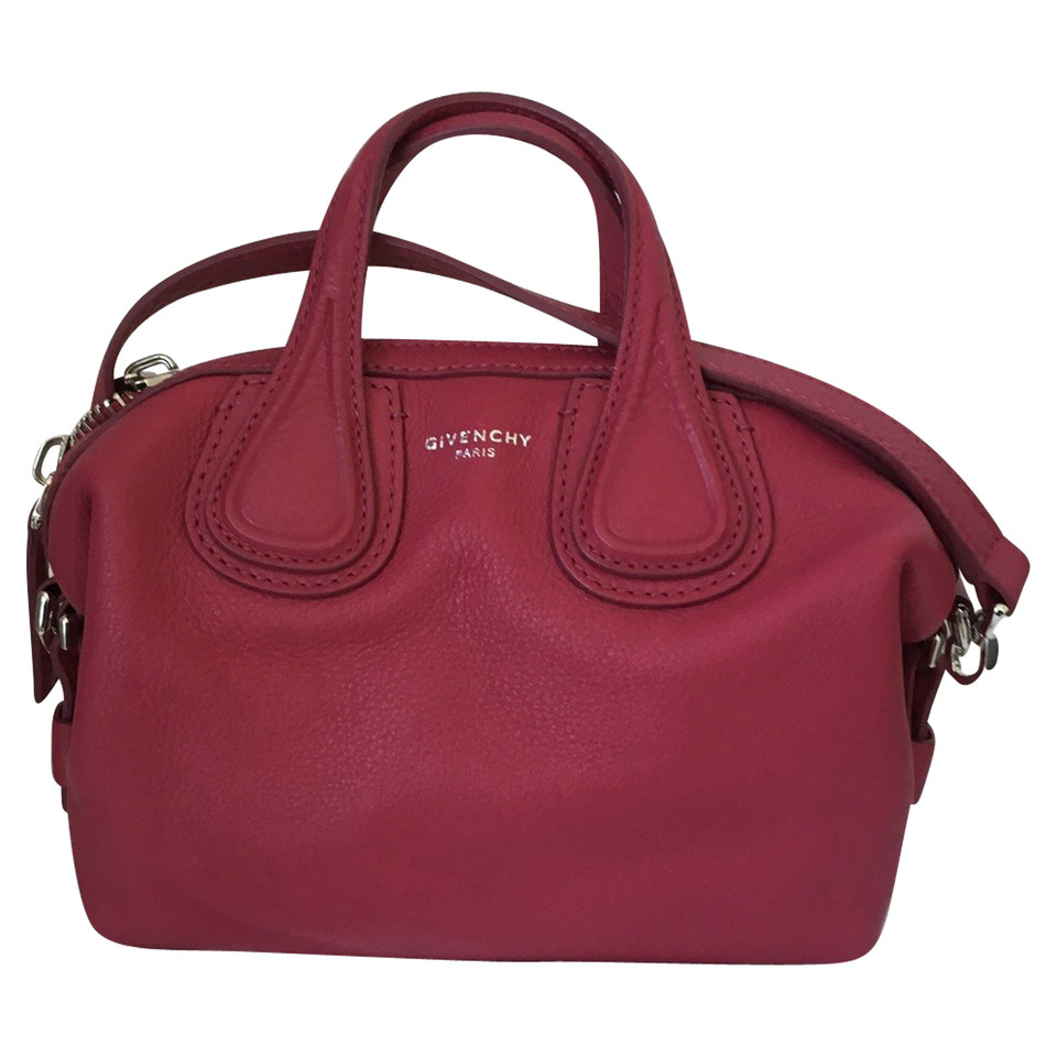 Givenchy Nightingale Micro in Pelle in Fucsia