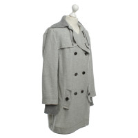 Marc Cain Knitted coat in grey