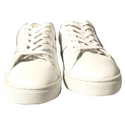 Tory Burch Sneakers aus Leder in Weiß