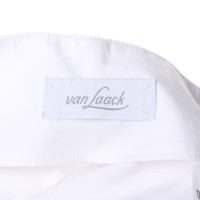 Van Laack Mouwloze blouse in wit