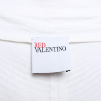 Red Valentino Veste/Manteau en Coton en Blanc