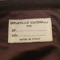 Brunello Cucinelli Handtasche in Aubergine