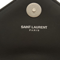 Saint Laurent Loulou aus Leder in Schwarz