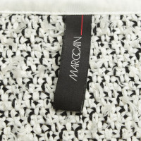 Marc Cain Knit Blazer in Black / White