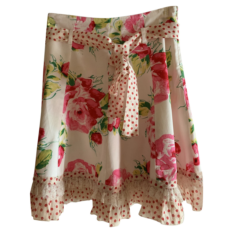 Blumarine Skirt Cotton in Cream